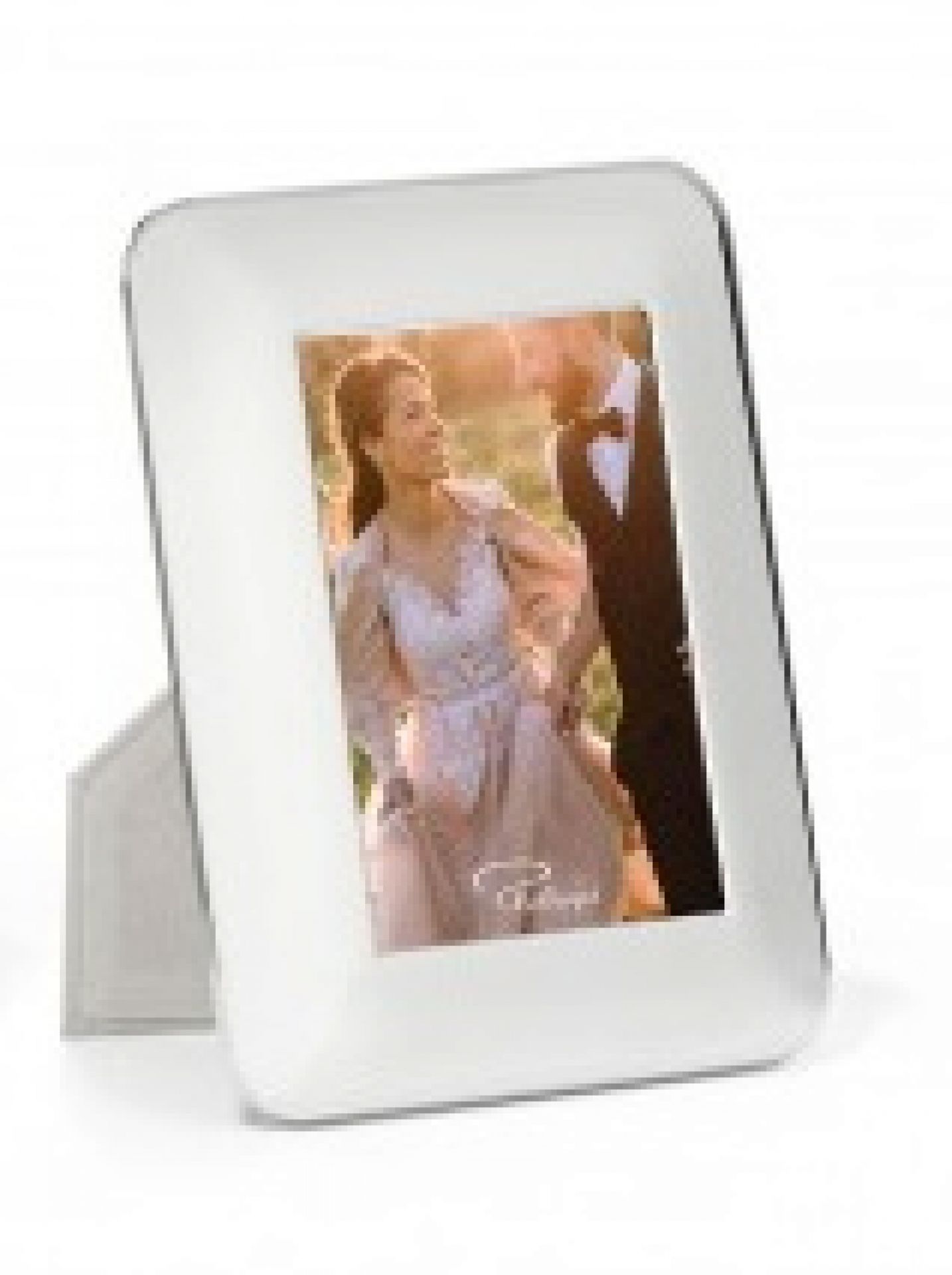 Silberner Philippi Bilderrahmen für Hochzeitsfotos (13x18 cm). Elegantes Design für unvergessliche Momente.